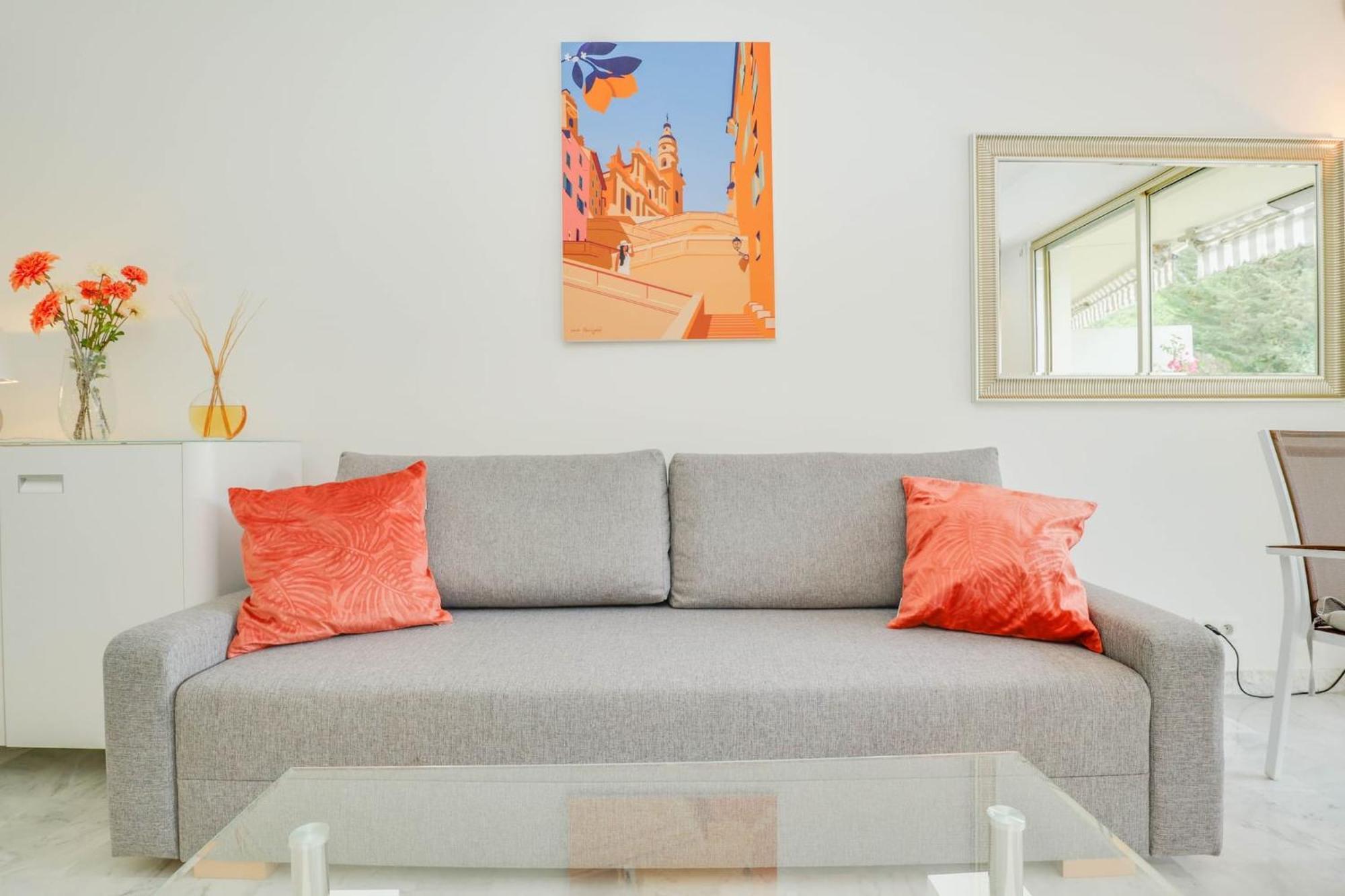« La Grande Residence » Vue Mer, Piscine Menton Exterior foto
